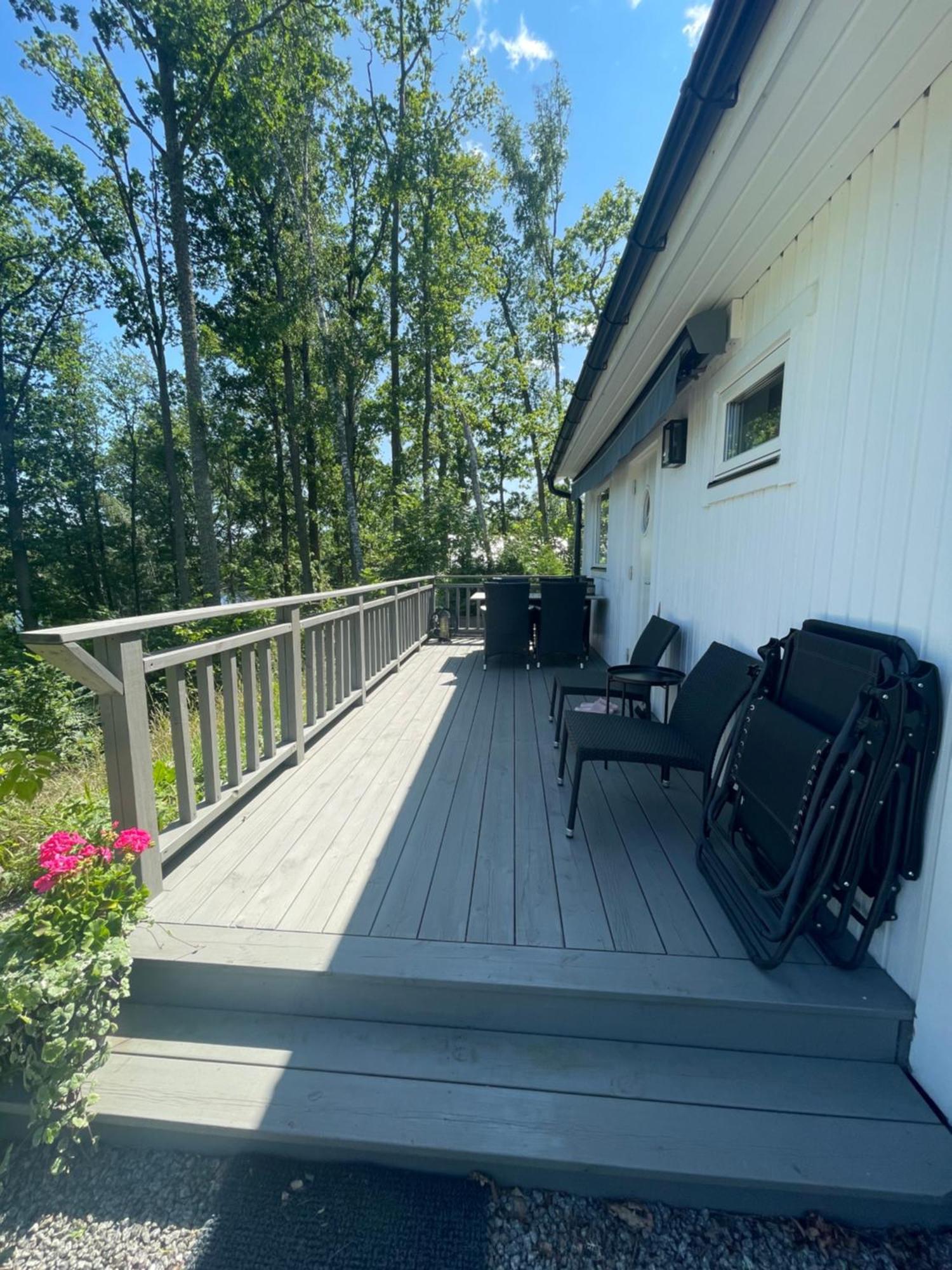 Humlegarden Lake Cottage, Horn Exterior photo
